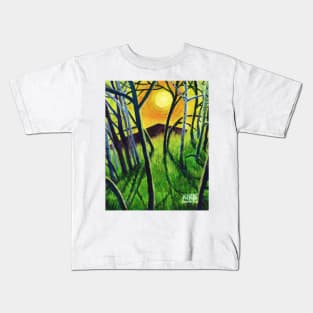 'Blue Ridge Rumination #44' Kids T-Shirt